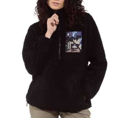 HORSEFEATHERS ELVIRA FLEECE SWEATSHIRT W BLACK