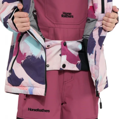 HORSEFEATHERS HALIA YOUTH SNOW JACKET ABSTRACT PAINT