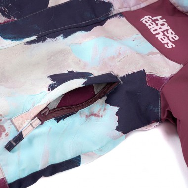 HORSEFEATHERS SPIRIT ONE PIECE KIDS SNOW SUIT ABSTRACT PAINT