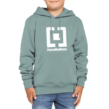 HORSEFEATHERS LEADER YOUTH HOODIE BLUE HAZE