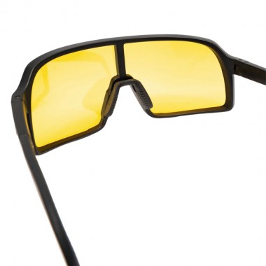 HORSEFEATHERS MAGNUM PHOTOCHROMIC SUNGLASSES MATT BLACK/YELLOW