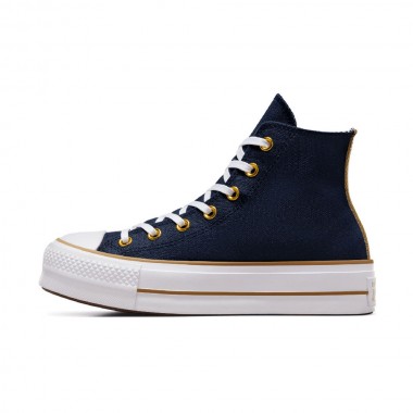 CONVERSE CHUCK TAYLOR ALL STAR LIFT HERRINGBONE STRP OBSIDIAN