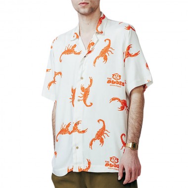 THE DUDES SCORPIONS HAWAIIAN SHIRT MULTICOLOR