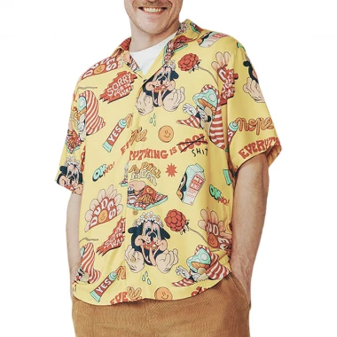 THE DUDES A PILL MEAL II HAWAIIAN SHIRT MULTICOLOR