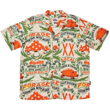 THE DUDES COOKING WITH RISKS HAWAIIAN SHIRT MULTICOLOR
