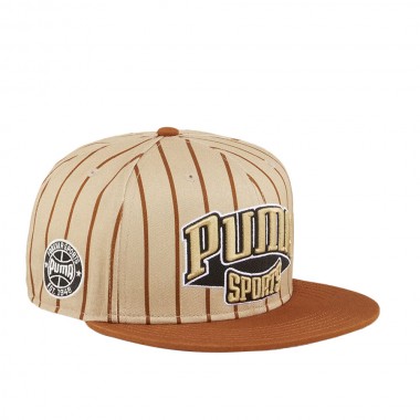 PUMA HOMETOWN HEROES FLAT BRIM CAP PRAIRIE TAN-TEAK