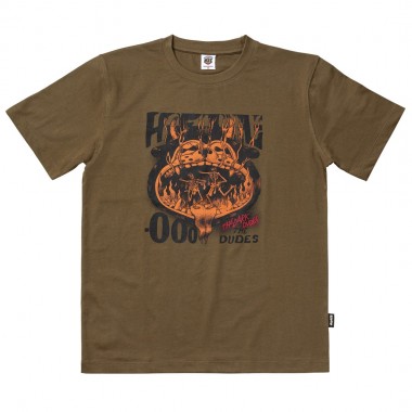 THE DUDES HELLOOO CLASSIC T-SHIRT SEASONAL BRITISH KHAKI