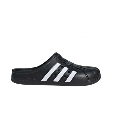 ADIDAS ADILETTE CLOG SLIDES CBLACK/FTWWHT/CBLACK