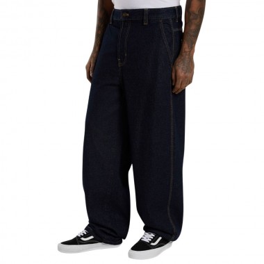 DICKIES MADISON BAGGY FIT DENIM PANTS RINSED