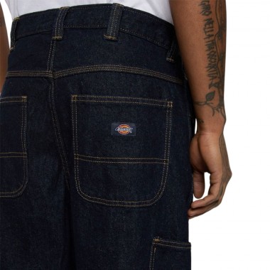 DICKIES MADISON BAGGY FIT DENIM PANTS RINSED