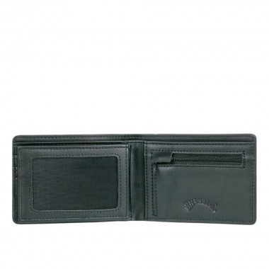 BILLABONG VACANT PU TRI-FOLD WALLET BLACK