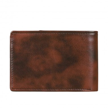BILLABONG VACANT PU TRI-FOLD WALLET CHOCOLATE