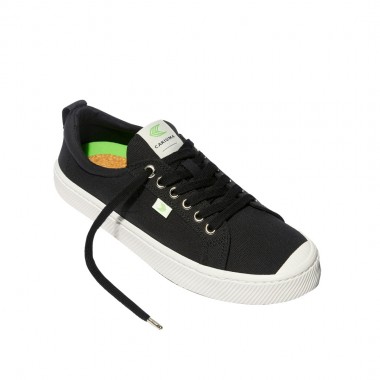 CARIUMA OCA LOW SHOES BLACK CANVAS/BLACK