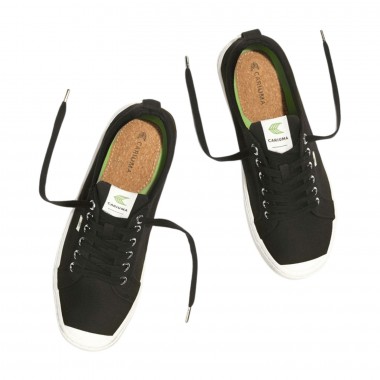 CARIUMA OCA LOW SHOES BLACK CANVAS/BLACK