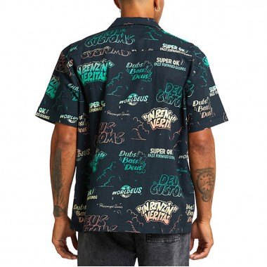 DEUS EX MACHINA DUB BASS SS SHIRT ANTHRACITE