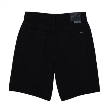 VOLCOM BILLOW DENIM SHORTS BLACK