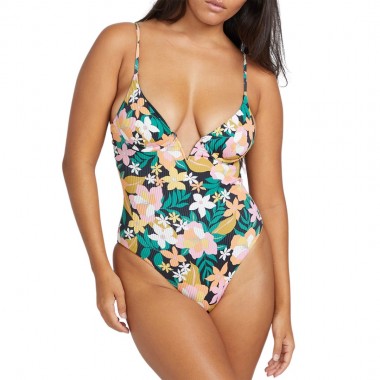 VOLCOM HAD ME AT ALOHA ONE PIECE SWIMSUIT MULTI