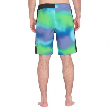 VOLCOM LIDO ICONIC MOD 19 BOARDSHORTS ELECTRIC GREEN