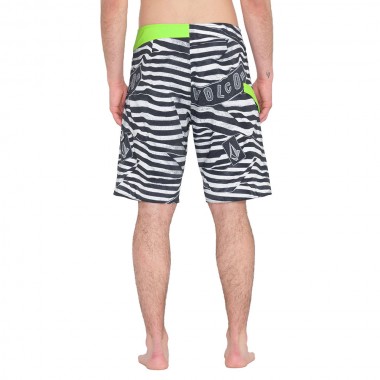 VOLCOM LIDO PRINT MOD 20 BOARDSHORTS ELECTRIC GREEN