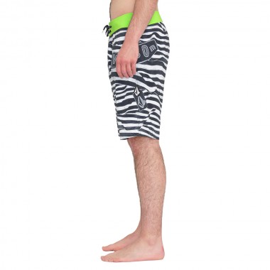 VOLCOM LIDO PRINT MOD 20 BOARDSHORTS ELECTRIC GREEN