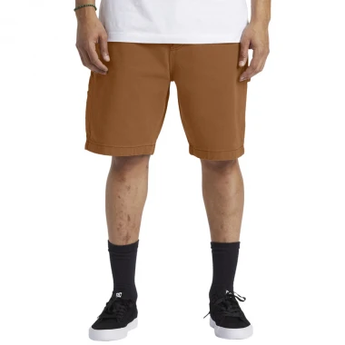 DC CARPENTER BAGGY SHORTS BROWN OVERDYE