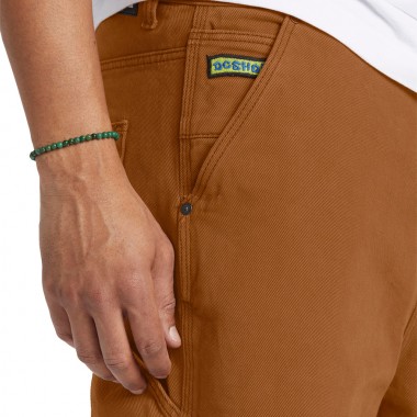 DC CARPENTER BAGGY SHORTS BROWN OVERDYE