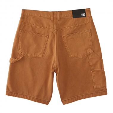 DC CARPENTER BAGGY SHORTS BROWN OVERDYE