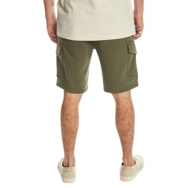 QUIKSILVER CARGO SWEAT SHORTS FOUR LEAF CLOVER