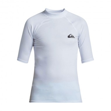 QUIKSILVER EVERYDAY UPF50 SS K RASHGUARD WHITE