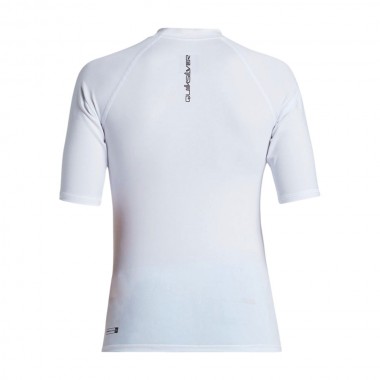 QUIKSILVER EVERYDAY UPF50 SS K RASHGUARD WHITE