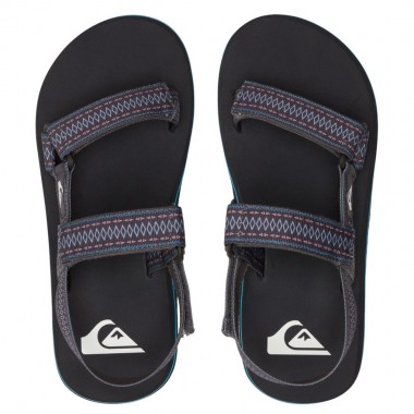 QUIKSILVER MONKEY CAGED II RF SANDALS BLACK 3