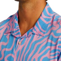 QUIKSILVER POOL PARTY CASUAL SS SHIRT SWEDISH BLUE