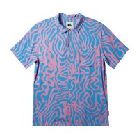 QUIKSILVER POOL PARTY CASUAL SS SHIRT SWEDISH BLUE