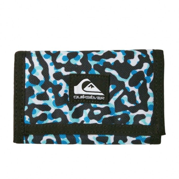 QUIKSILVER THE EVERYDAILY TRI-FOLD LARGE WALLET SWEDISH BLUE