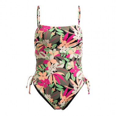 ROXY PRINTED BEACH CLASSICS CROSS BACK SWIMSUIT ANTHR KISS