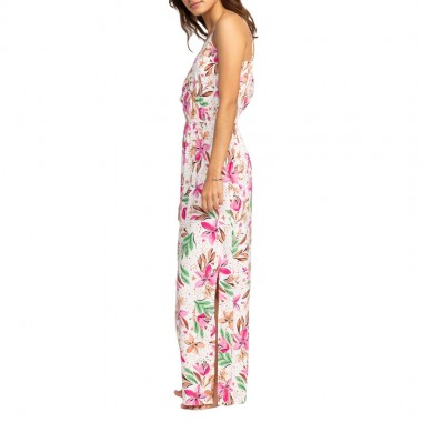 ROXY RAINBOW ROAD MAXI DRESS SNOW WHITE HAPPY TROPICAL