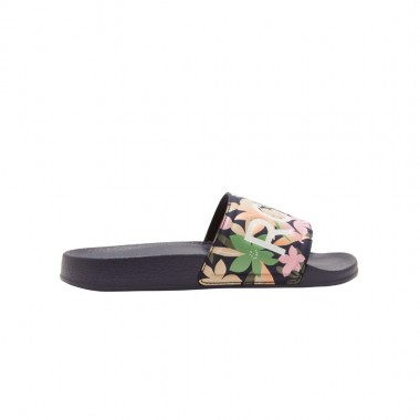 ROXY SLIPPY II K SANDALS LT NAVY/PINK