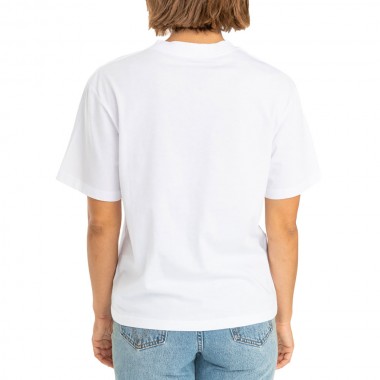 RVCA BURNING W T-SHIRT ANTIQUE WHITE