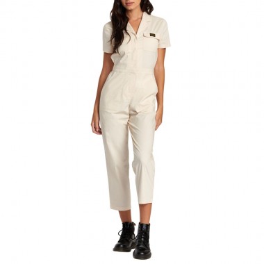RVCA RECESSION W JUMPSUIT LATTE