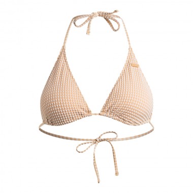 ROXY GINGHAM TIKI TRI/CHEEKY BIKINI SET PORCINI