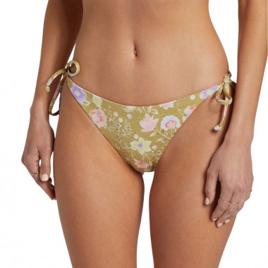 BILLABONG FEELIN PEACEFUL REV TIE TROPIC BIKINI BOTTOM MULTI