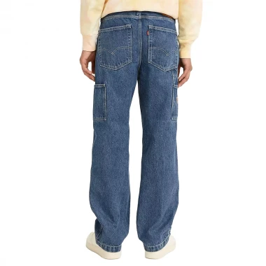 LEVI'S 568 STAY LOOSE CARPENTER PANTS MED INDIGO/SAFE IN CH