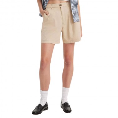 LEVI'S PLEATED W SHORTS NEUTRAL/SAFARI