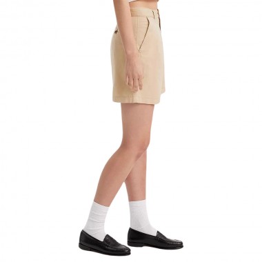 LEVI'S PLEATED W SHORTS NEUTRAL/SAFARI