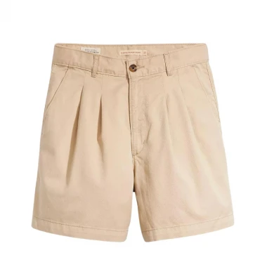 LEVI'S PLEATED W SHORTS NEUTRAL/SAFARI