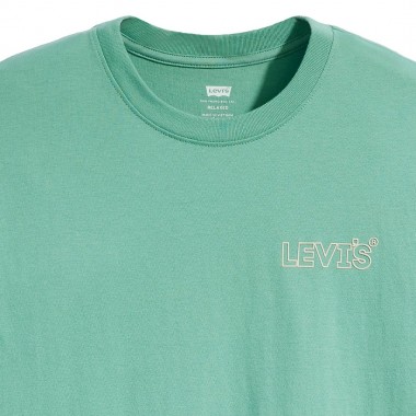 LEVI'S RELAXED FIT TEE GREEN/CHROME HEADLINE BERYL