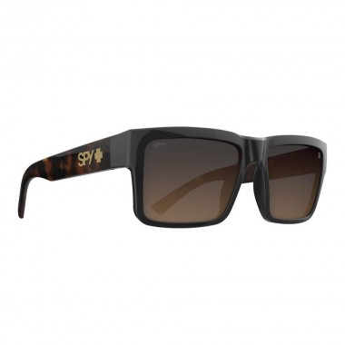 SPY MONTANA SUNGLASSES BLACK/HONEY TORT HAPPY DARK BROWN FADE