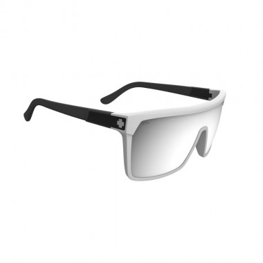SPY FLYNN SUNGLASSES MATTE GRAY/HAPPY BRONZE PLATINUM MIRROR