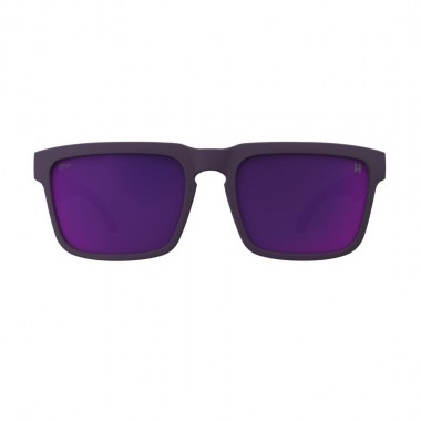 SPY HELM SUNGLASSES SOFT MT PLUM/HAPPY GRAY GRN DARK PRPL MIR