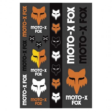 FOX HERITAGE TRACK PACK BLACK/WHITE/ORANGE